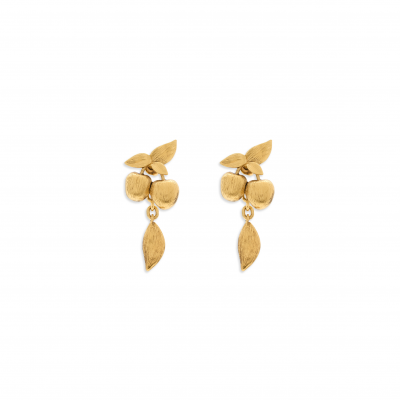 YSL CHERRY EARRINGS IN METAL 862273Y15008060